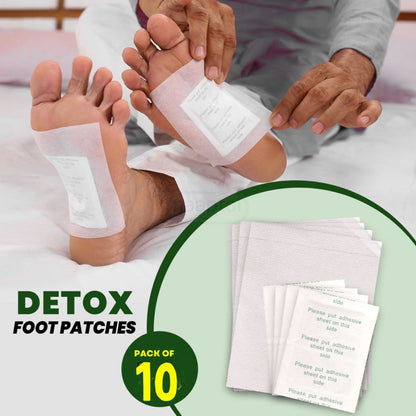 100% Merbal & Gentle Ingredient Detox Foot Patch RN (1 BOX = 20 PATCHES-BUY 1 GET 3 FREE)