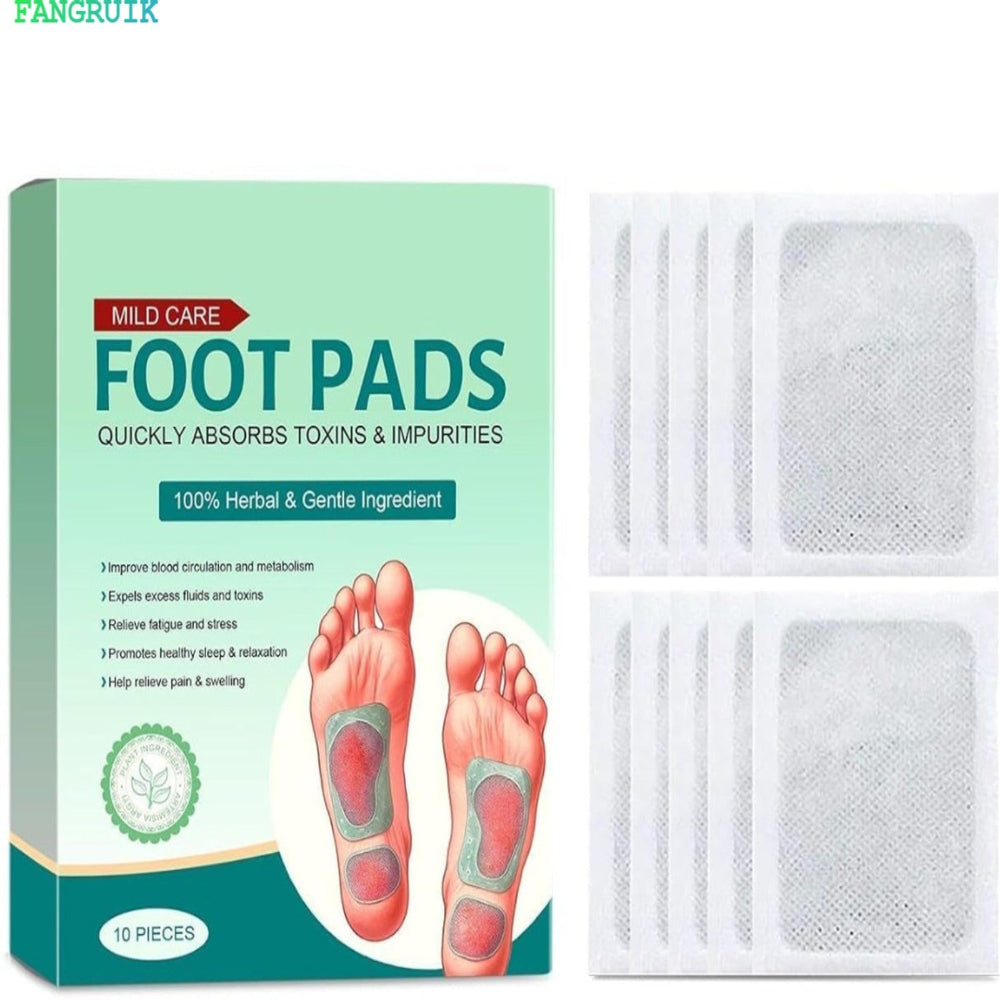 100% Merbal & Gentle Ingredient Detox Foot Patch RG (1 BOX = 20 PATCHES-BUY 1 GET 3 FREE)