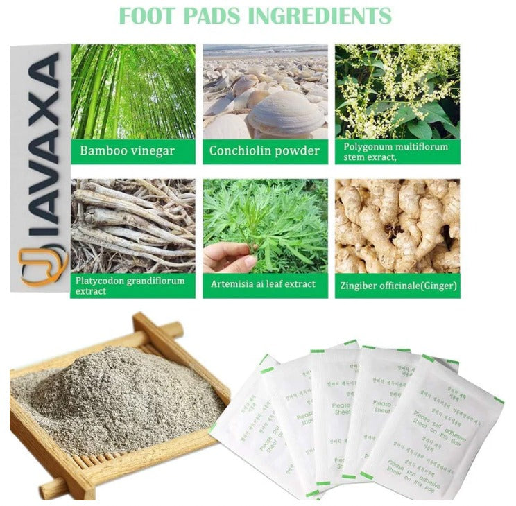 100% Merbal & Gentle Ingredient Detox Foot Patch RN (1 BOX = 20 PATCHES-BUY 1 GET 3 FREE)