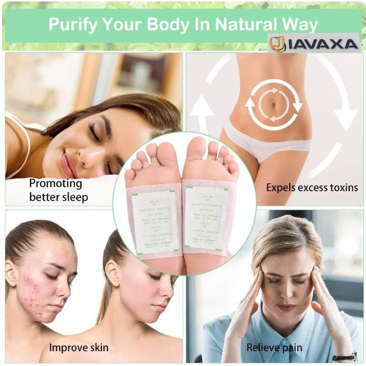 100% Merbal & Gentle Ingredient Detox Foot Patch RN (1 BOX = 20 PATCHES-BUY 1 GET 3 FREE)