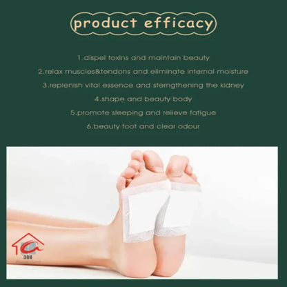 100% Merbal & Gentle Ingredient Detox Foot Pads (BUY 1 GET 1 FREE )